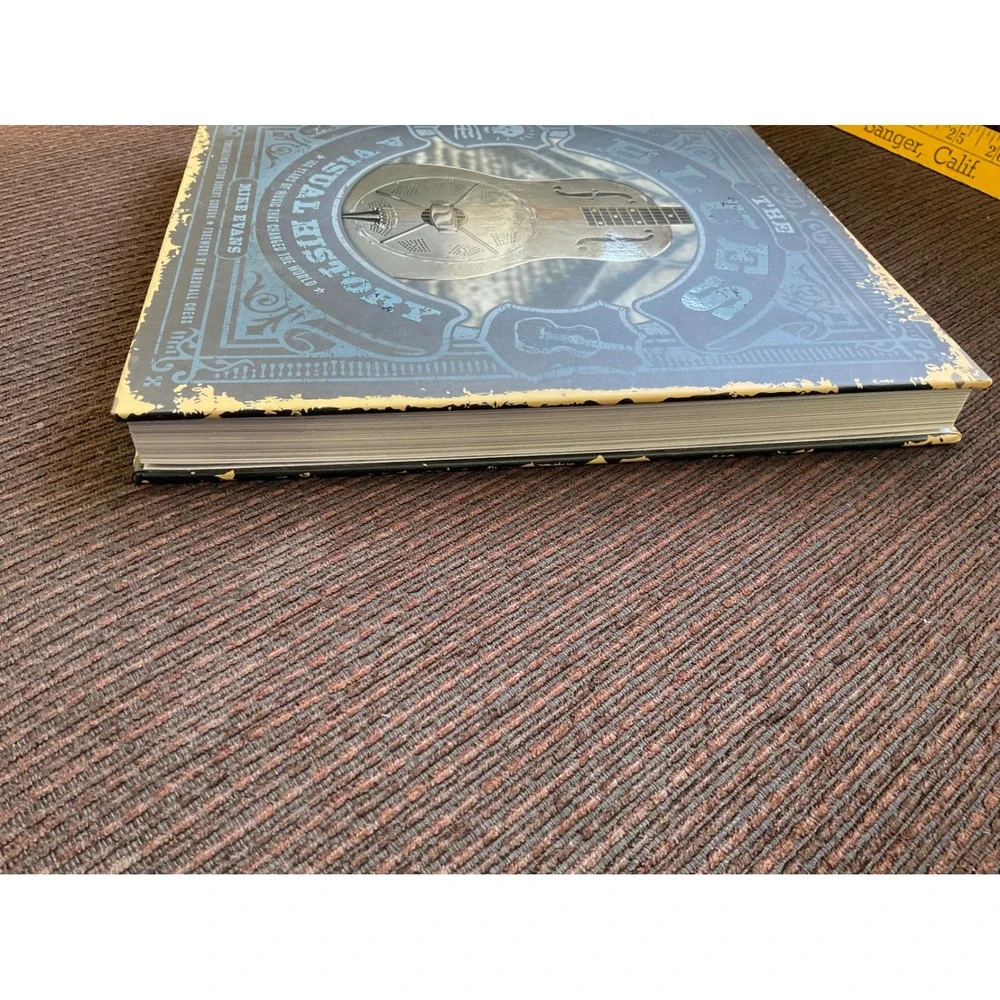 The Blues A Visual History Mike Evans Hardcover Music Book 100 Years of Music‎